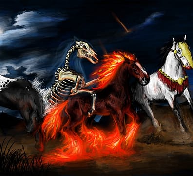 apocalypse, horses, riders
