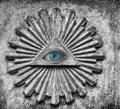 eye, illuminati, iris
